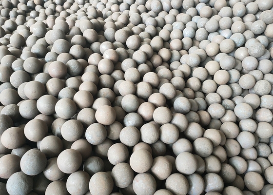 Kernhärte von ≥ 55 HRC geschmiedete Stahlschleifkugeln für Mineralschleifmühle Größe 20mm-100mm