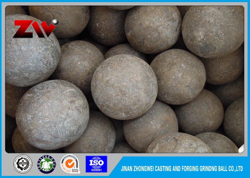 Unzerbrechliche hohe Kerbschlagzähigkeit schmiedete reibenden Stahlball für Ballmühle 60Mn HRC 58-63